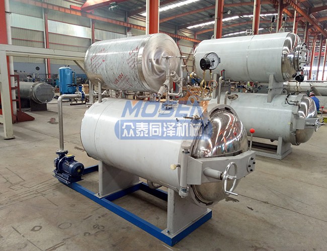 海鮮產品噴淋殺菌鍋