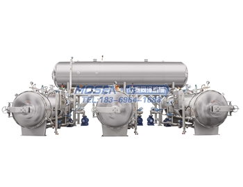 三鍋并聯殺菌鍋